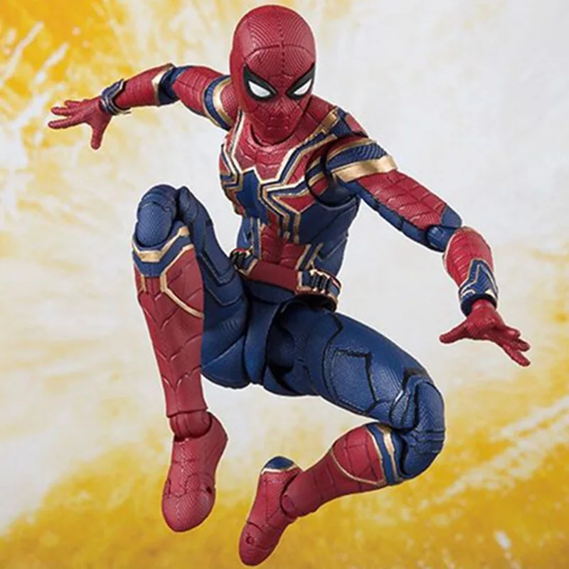 Movie Avengers 3 Infinity War Iron Spider Man Tamashll Stage Spiderman PVC Action Figure Model Toy Doll Gift (2)
