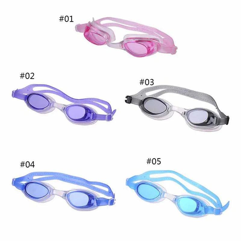 Детские спортивные очки для занятий водными видами спорта HD flate силиконовые водонепроницаемые противотуманные очки для плавания UV PC очки для подводного плавания