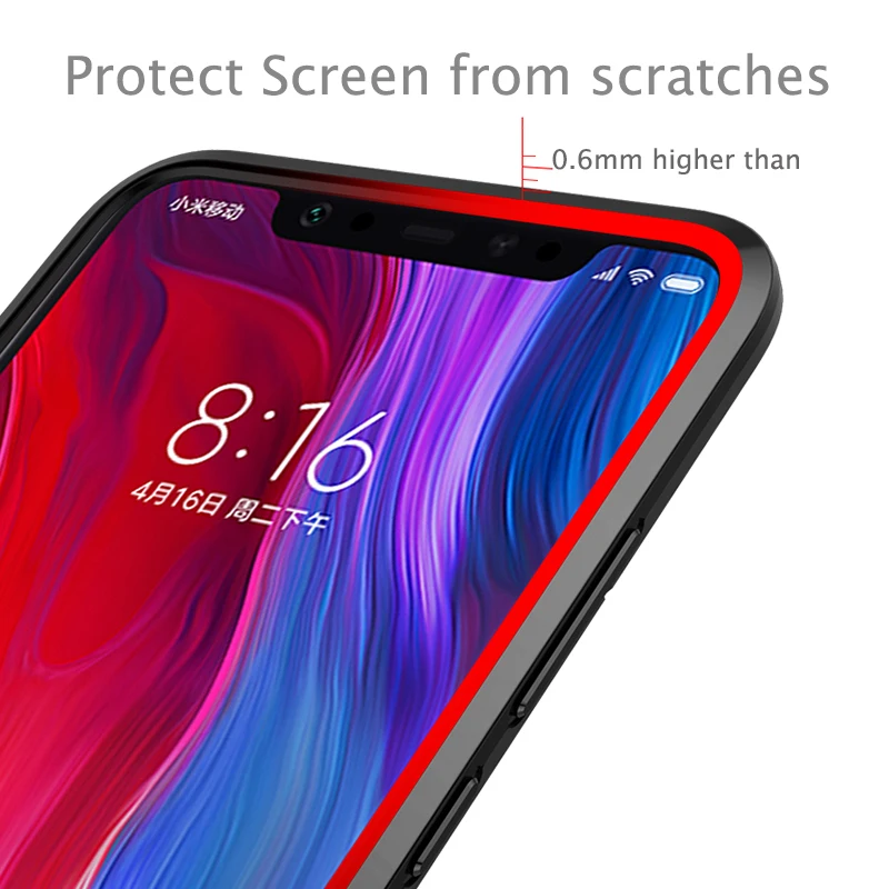 Чехол подставка для Xiaomi Mi 8 9 6 6X 5X A1 A2 Lite противоударный защитный чехол SE Mix 2 2S Max 3 Note