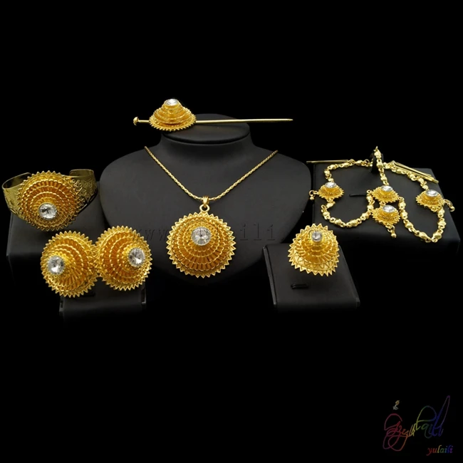 

Yulaili with classic style big jewelry sets round shape high quality series in anniversary for elegant women