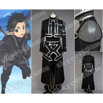 

Anime Sword Art Online Alfheim Online Kirito Outfit Halloween Cosplay Costume Full Set