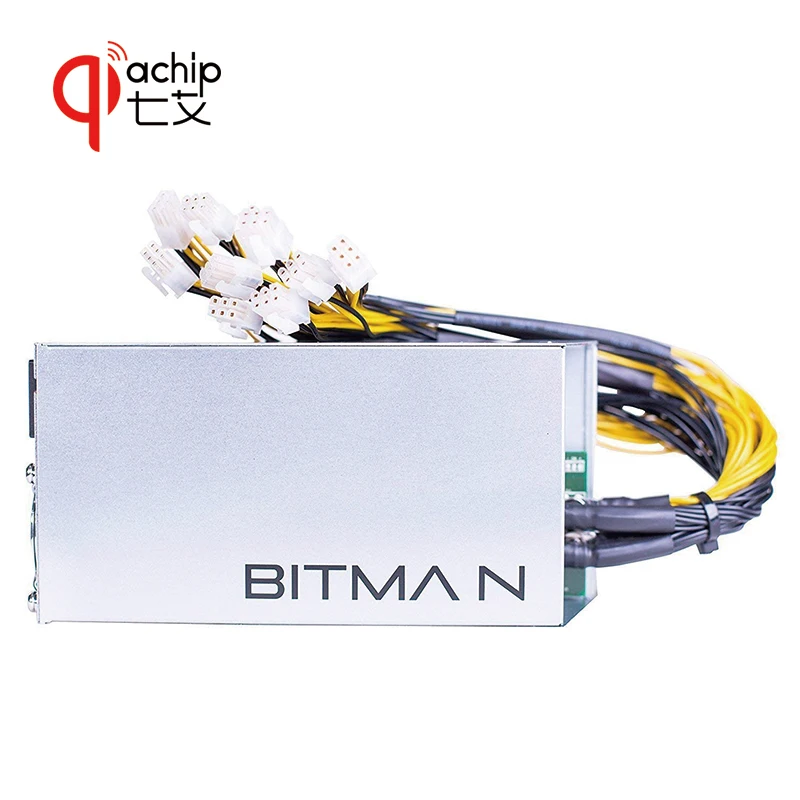 

QiaChip Brand New Official Original Bitmain APW3+ 12V 133A MAX 1600W suitable for ANTMINER S7 S9 L3+ D3 A3 V9 Baikal X10 M3