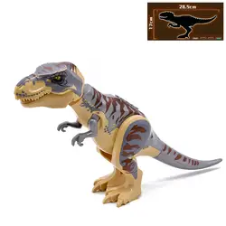 Парк Юрского Периода Динозавры Т. Рекс спинозавр Indoraptor фигурки строительные блоки кирпичи действия для Детские модельные игрушки подарок