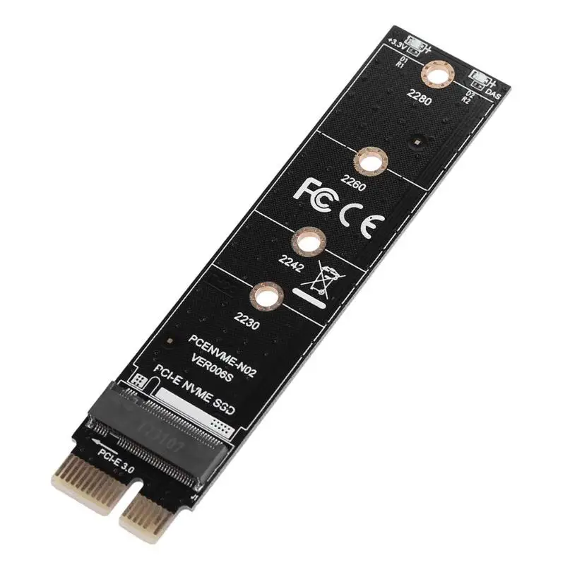 NVME Adapter Card M.2 to PCI-E3.0 1x High Speed Extension M Key NGFF Converter Card Module