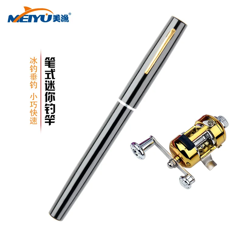 

EMMROD Mini Pen Type Portable Fishing Rod Ice Fishing Rod 1M AP-T