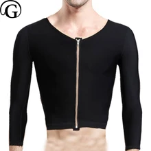 PRAYGER для мужчин медицинский восстановление тела формирователь Топы гинекомастия Абдо мужчин корсет осанки рубашка контроль грудь нижнее белье