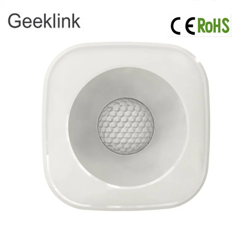 Умный дом Geeklink беспроводной датчик движения, Широкоугольный инфракрасный детектор присутствия Pir сенсор Geeklink Thinker дистанционное управление