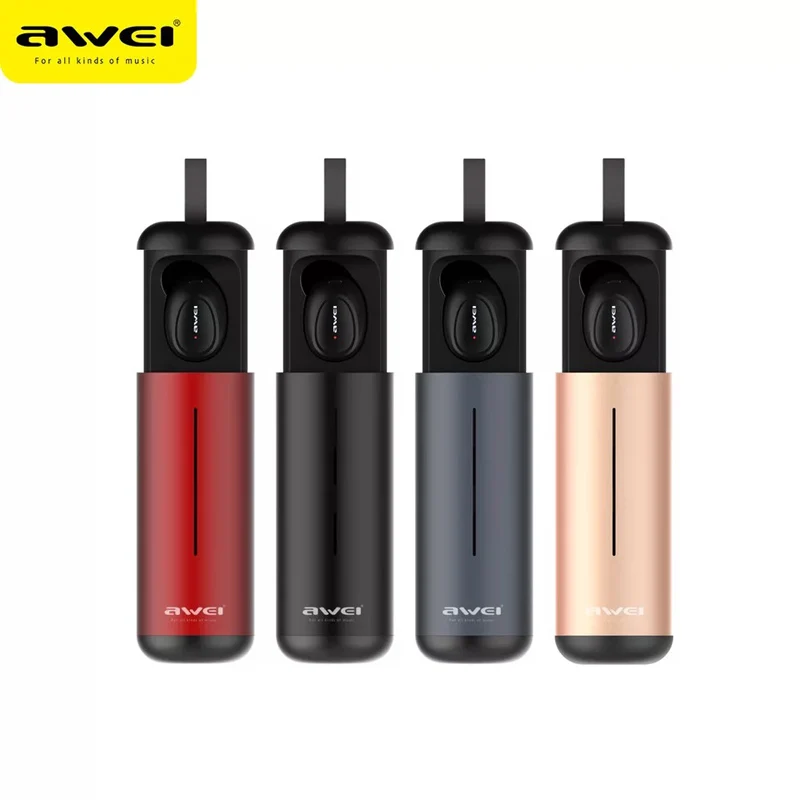 Беспроводные Bluetooth Наушники AWEI T5 TWS наушники с микрофоном беспроводные гарнитура