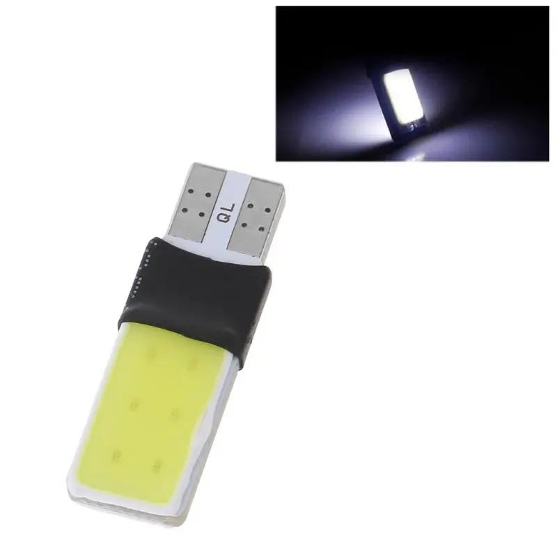 

COB T10 W5W 6W LED bianco Canbus laterale della lampada cuneo della lampadina