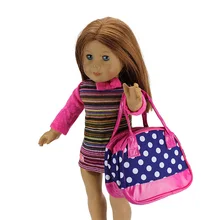 3 вида стилей кожаная сумка подходит для 1" американской девушки, куклы аксессуары