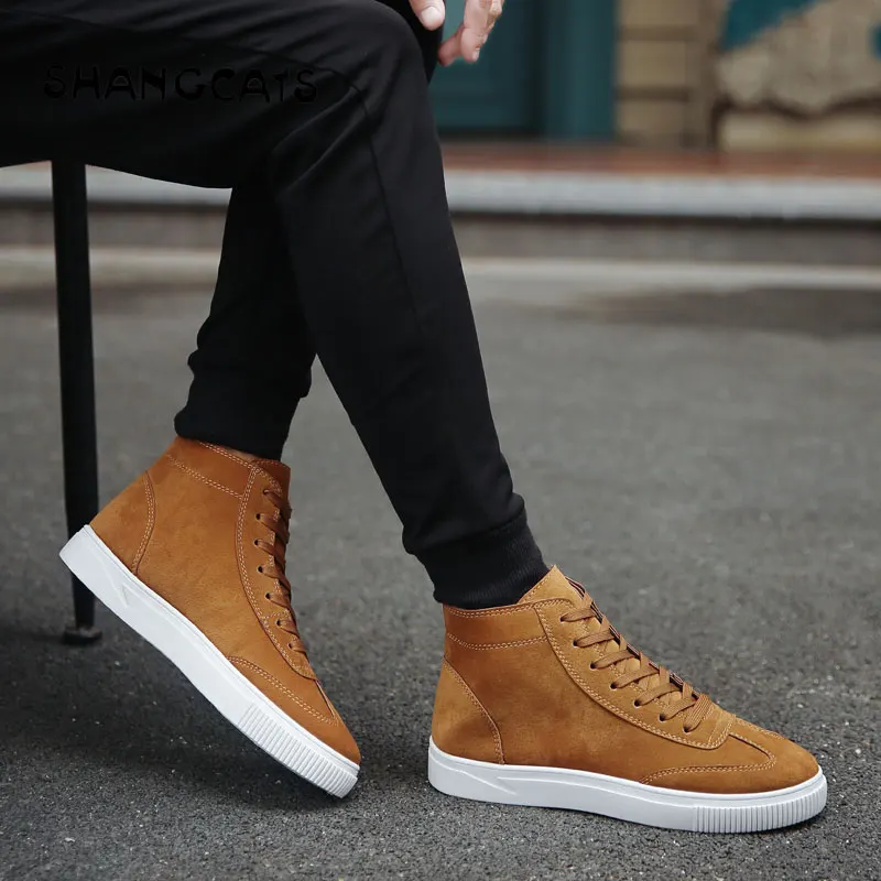 men's vulcanized chunky sneakers