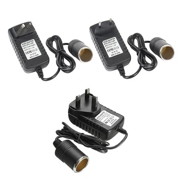 

220V to 12V Adapter Converter Parts Portable Car Cigarette Lighter Socket 600ma