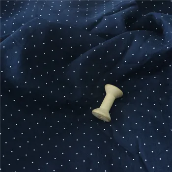 

Dot Cotton Fabric Double Layer Cotton Gauze Print Soft Breathable Shirt Fabric