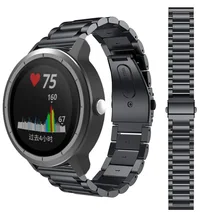 20 мм ремешок для часов из нержавеющей стали для Garmin Vivoactive 3 браслет ремешок для Garmin Vivoactive3 HR Forerunner 645