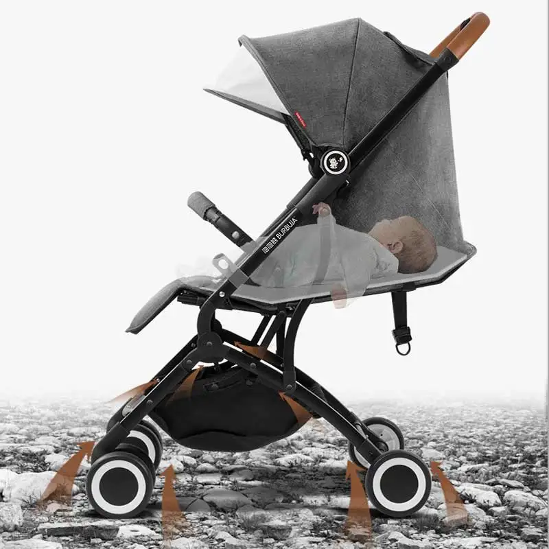 New children's Baby stroller bed  Kids Car trolley   Folding Carriage Bed BeBe Stroller Buggy
