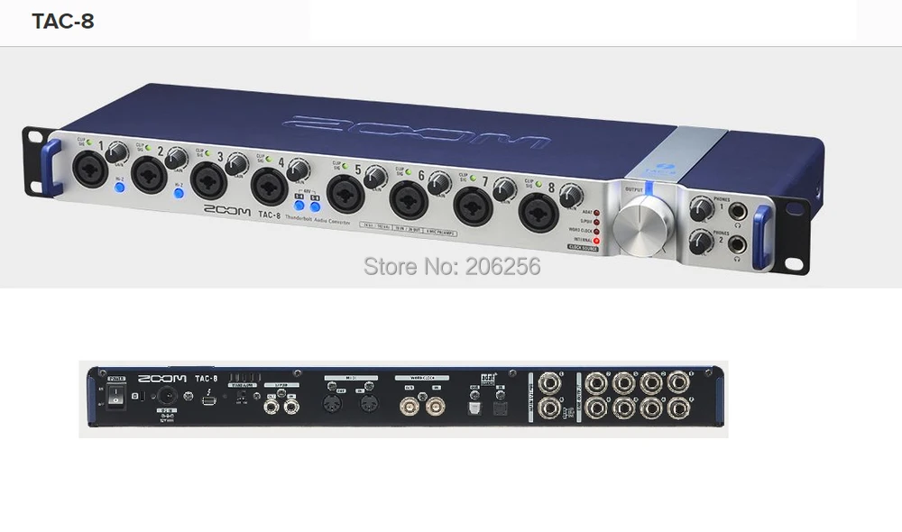 New ZOOM TAC 8 audio interface multi channel 24 bit/192k 8 channel