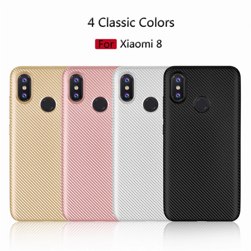 Best For Xiaomi Redmi Note 7 Case Carbon Fiber Brushed Soft TPU Silicone Cover Phone Capa For Mi 8 Lite Poco F1 Redmi 6 6a S2 Fundas