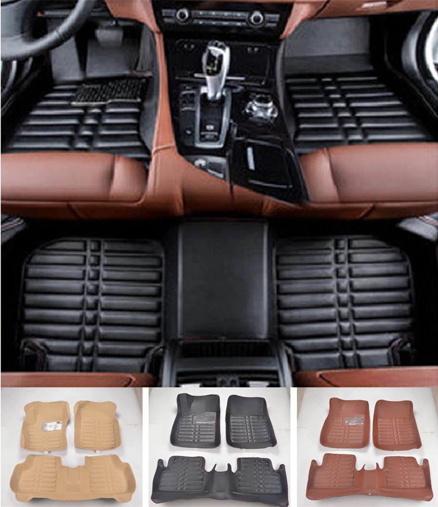 

Professional Custom Car Floor Mats Front & Rear Waterproof Anti-Slip For Honda City 2009-2014 Car Accessorie Carpet 5D
