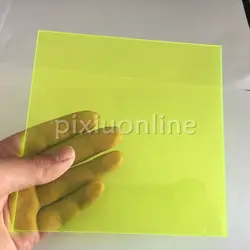 J588b прозрачный акриловый доска ярко-зеленый Super Clear Высокое качество 15*15 см квадратный Пластик Простыни Детские отправить из Шанхай