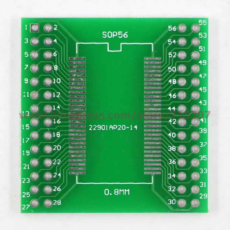Adapter Board SOP56 0.8mm SDRAM back.jpg