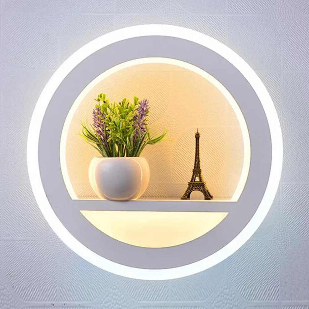 

LED Wall Mount Light Fixture Acrylic Lamp Flower Decor Lighting Living Room