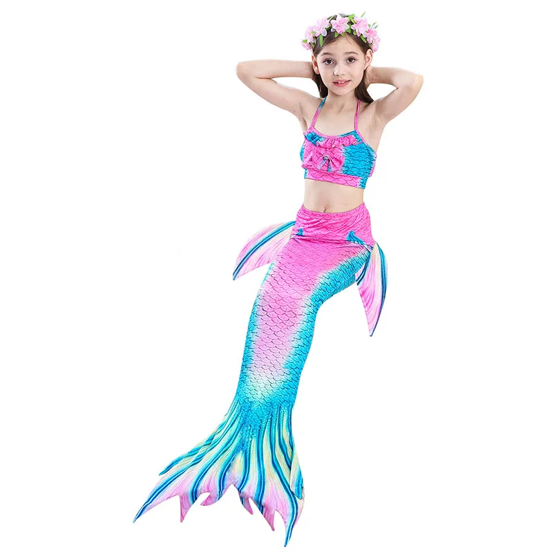 girls mermaid tail swimsuits DH25-4
