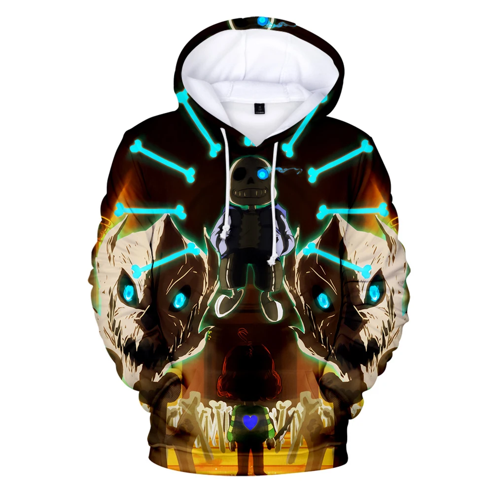 UNDERTALE Game 3D Print Hoodie Men/Women Spring Summer Casual Fashion Comfortable Hooded Sweatshirt Hot Sale | Мужская одежда