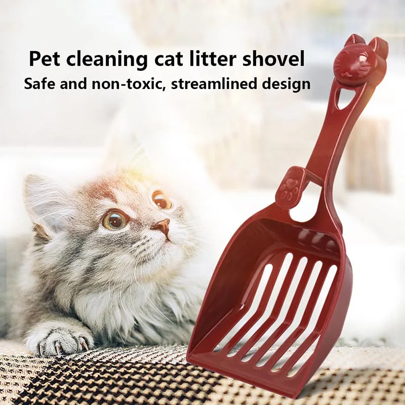 1 Pcs Pet Cat Litter Shovel Scoop Sand Poop Waste Scooper Durable Cleaning Tool WXV Sale | Дом и сад