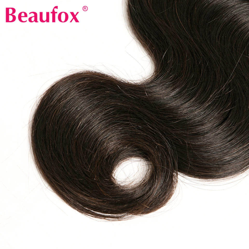 Beaufox Indian Body Wave Hair Bundles 1/3PCS/Lot Human Hair Weave Bundles Remy Hair Extension 8-28 inch