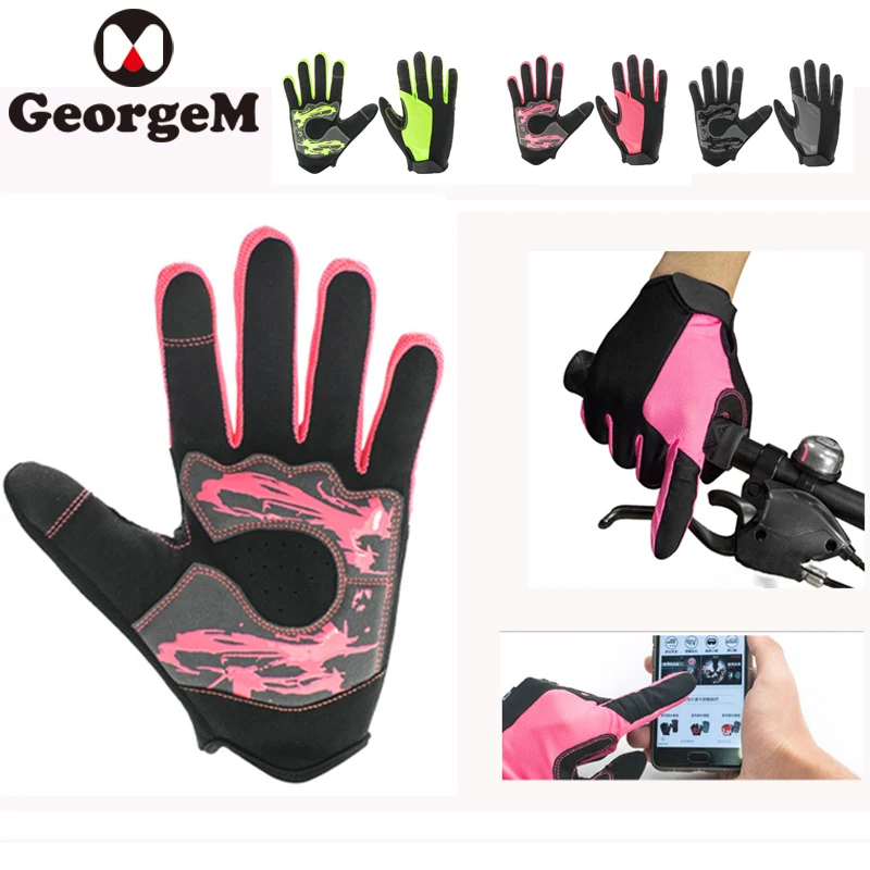 

Windproof Cycling Gloves Touch Screen Gloves MTB Bike Gloves Bicycle Sports Fitness Gym Full Finger Gloves guantes ciclismo