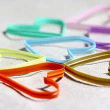 500 шт./лот красочные PE провод металлическая проволока пекарня леденец упаковочная лента для пекарни торта