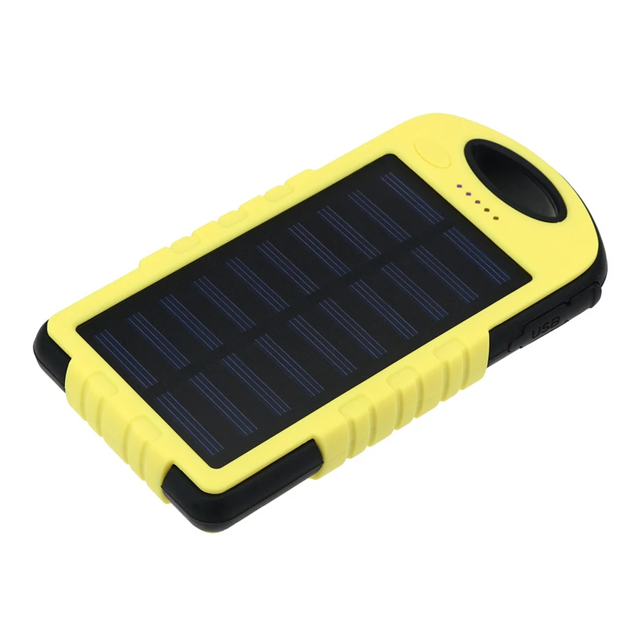 

Solar Power Bank Waterproof 30000mAh Solar Charger 2 USB Ports External Charger Powerbank for Xiaomi Smartphone