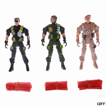 

Drop Ship&Wholesale 9cm Paratroopers Parachute Soldiers Kids Children Outdoor Sports Hand Throw Toy May06