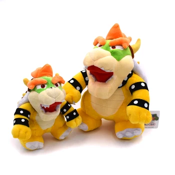 

2Styles Optional Bowser Plush Super Mario Bros Bowser Koopa Stuffed Doll Soft Plush Doll Gift For Children Free Shipping