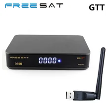 Freesat GTT Android TV Box Amlogic S905D Quad Core DVB-T2/Cable TV Receiver HD 4K 3D Wifi 1GB RAM 8GB ROM DVB-T Set Top Box