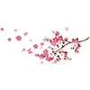 Sakura-beaux stickers muraux | Décorations de chambre à coucher, de salon, vente en gros, 739 Affiche décorative en pvc pour bricolage | Autocollants de maison, motif de fleurs, pour arts muraux ► Photo 2/6