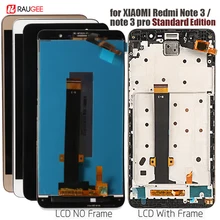 ЖК-экран+ сенсорный дисплей с рамкой для Xiaomi Redmi Note 3 Pro Soft-key backlight для Xiaomi Redmi Note 3/Prime 5,5 ''(150 мм
