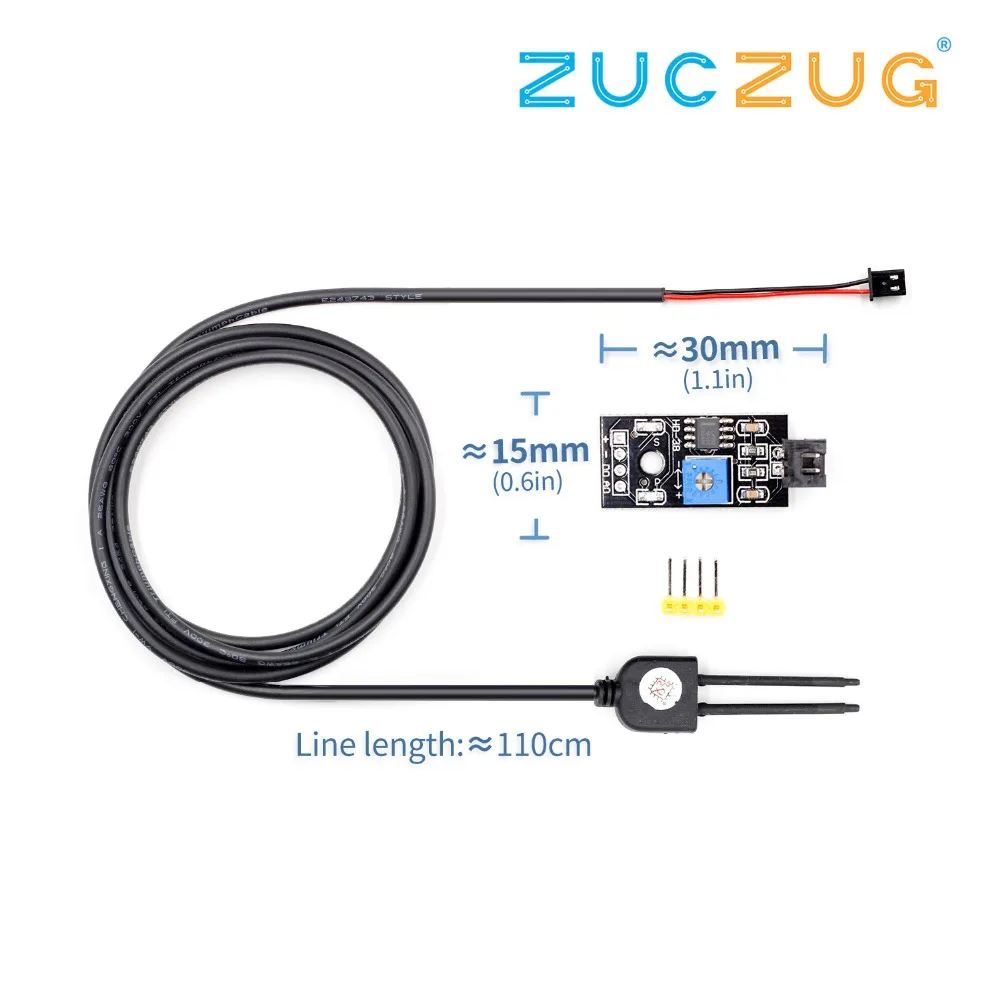 

Soil moisture sensor and soil module / soil moisture test / soil humidity test / corrosion resistance probe
