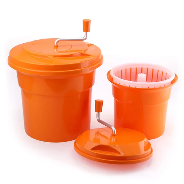 Free shipping 10L Salad Spinner Large capacity food safety standards