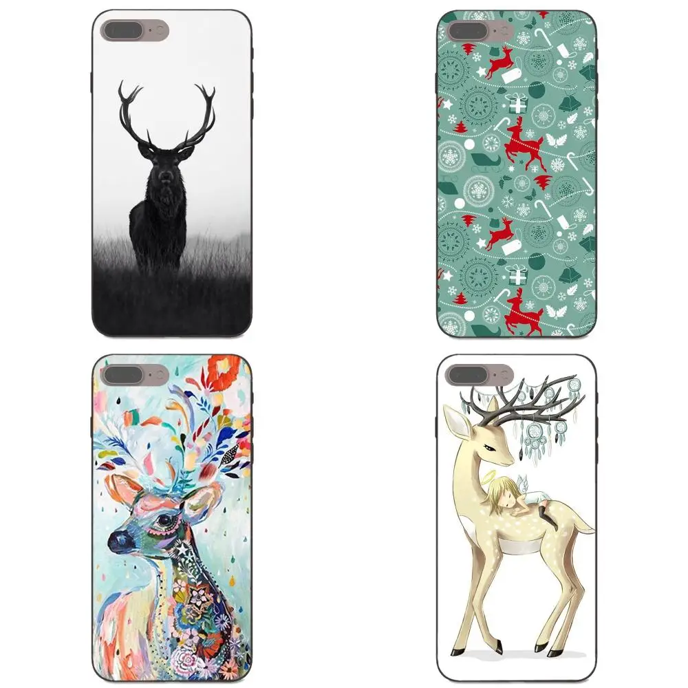

Merry Christmas Deer For Huawei Honor 5A 6A 6C 7A 7C 7X 8A 8C 8X 9 10 P8 P9 P10 P20 P30 Mini Lite Plus TPU Cute Skin