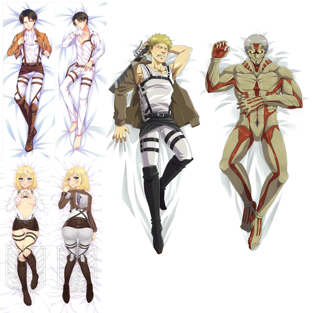 

Anime Shingeki no Kyojin Dakimakura pillow case cover Attack on Titan Levi Rivaille Hugging Body Bedding Pillowcases Covers