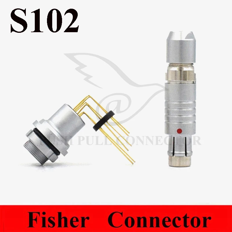 

Fisher Connector 0F 102 Series FLG ELG 2 3 4 5 6 7 9 Pin Waterproof IP68 Connector Plug and Fixed Socket For Fischer