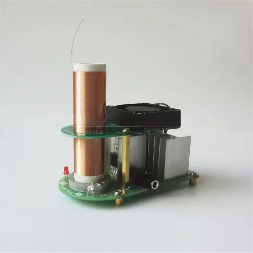 

Fan Edition Mini Music Tesla Coil Plasma Sound Speaker Science Toys E-learning Experiment Physical Scientific Educational Toy