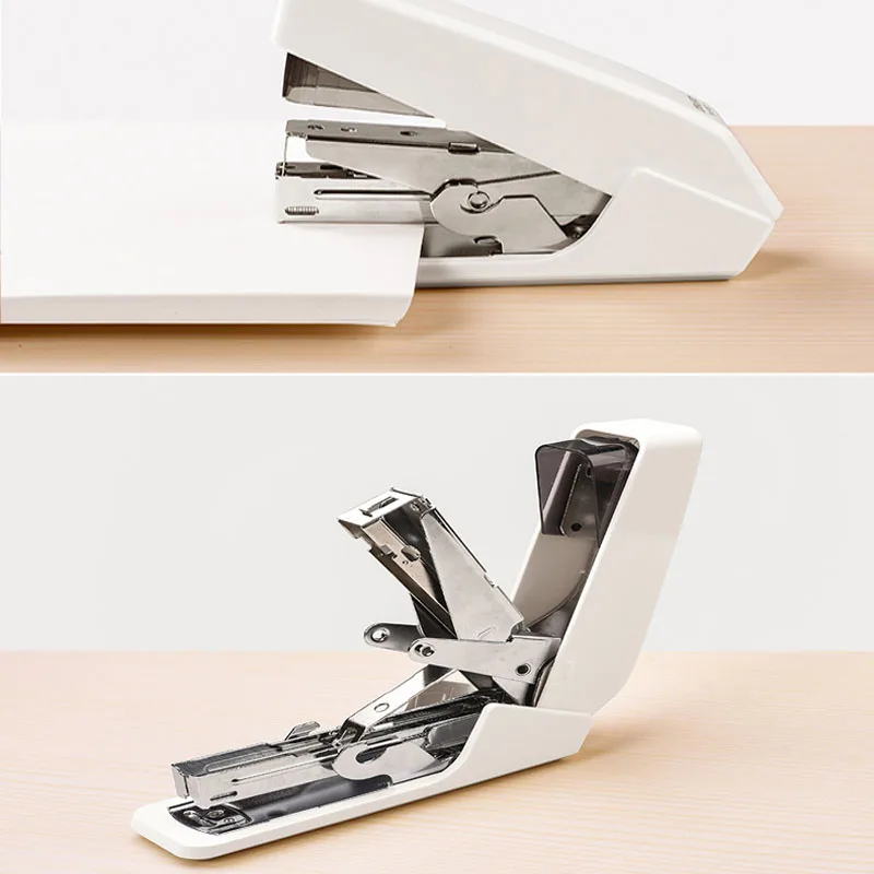 Deli Labor-saving stapler office supplies student special mini small stapler standard multi-function practical stapler images - 6