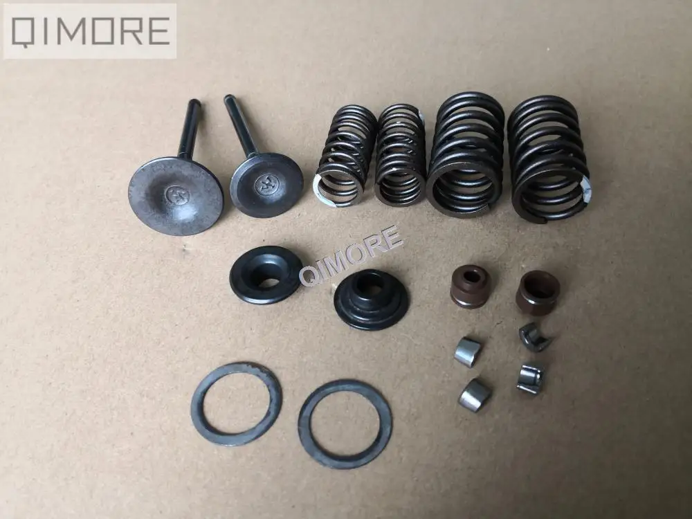 

Intake Valve Exhaust Valve & Valve Springs & Seals Set for 4 stroke air-cooling Scooter Moped ATV QUAD GY6 150 157QMJ 1P57QMJ
