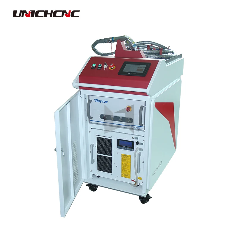 New production metal fiber laser welding head unichcnc welding machine