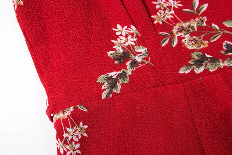 BONGOR LUSS Women Summer Dress 2017 V-Neck Cape Short Sleeve Casual Mini Dress Boho Beach Vinatge Floral Print Dress Sundress (9)