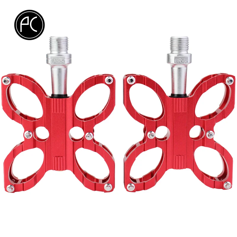 PCycling Bicycle Pedal Aluminum Alloy Ultra light Foot Pedal MTB Road