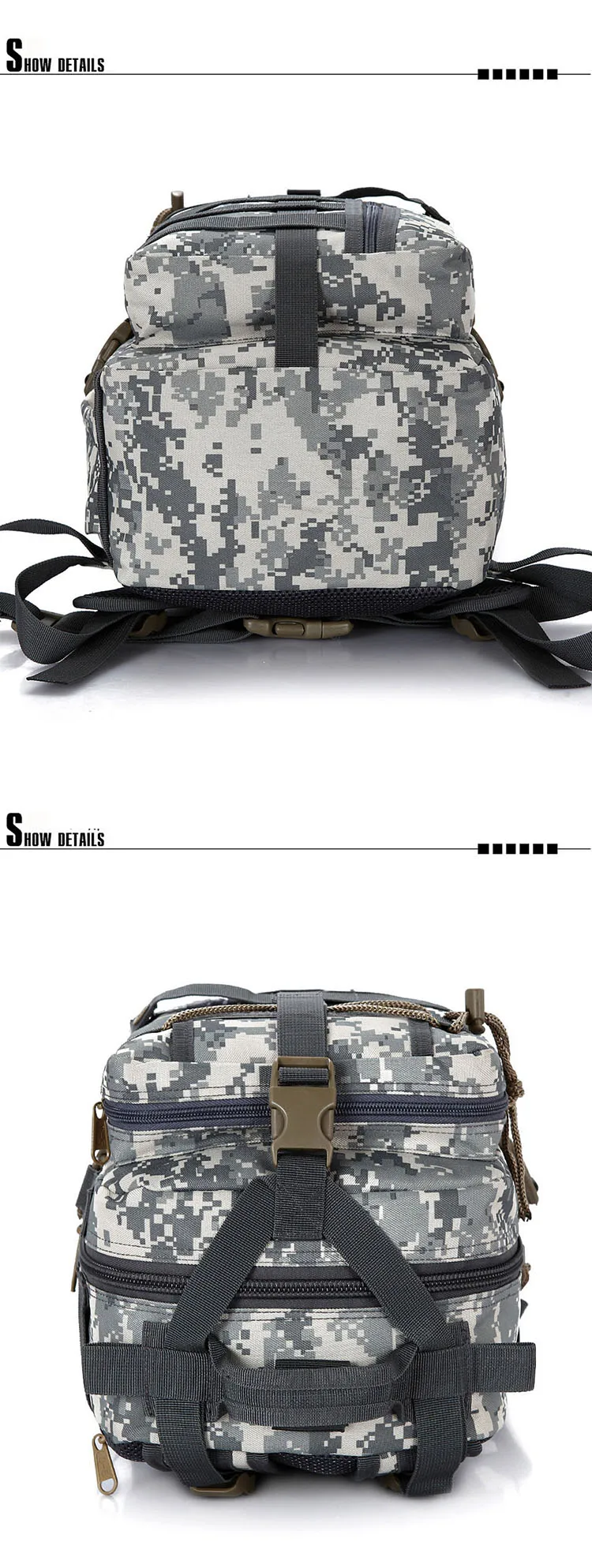 Высокое качество открытый спортивный военный рюкзак водонепроницаемый кемпинг тактическая сухая Нейлоновая Сумка Molle система Assualt CS 3P пакет