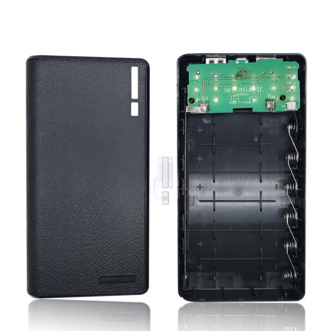 

centechia Dual USB Power Bank 6x 18650 External Backup Battery Charger Box Case For Phone High Quality